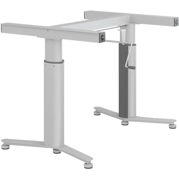 Løfteenhet til frittstående bord, manuell høyderegulering, 1400-2000 mm