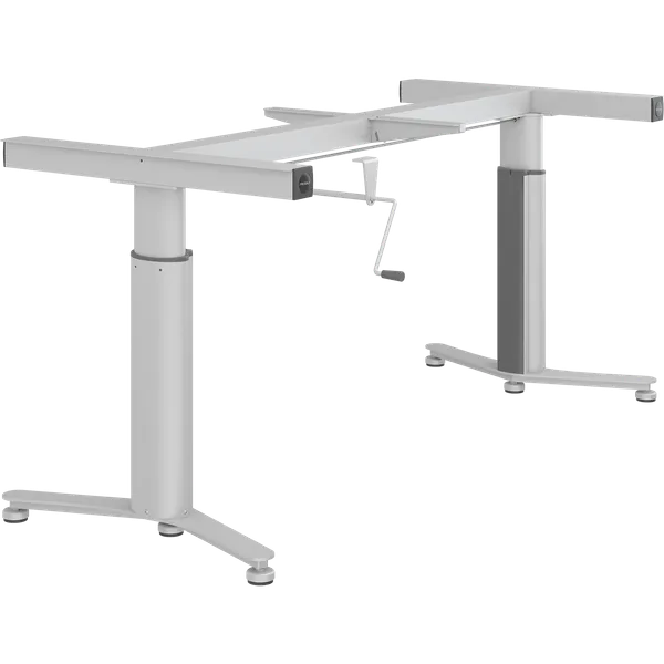 Løfteenhet til frittstående bord, manuell høyderegulering, 2001-2400 mm