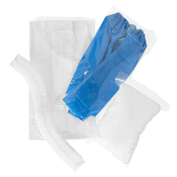 Engangs besøkssett PE, 100sett i krt