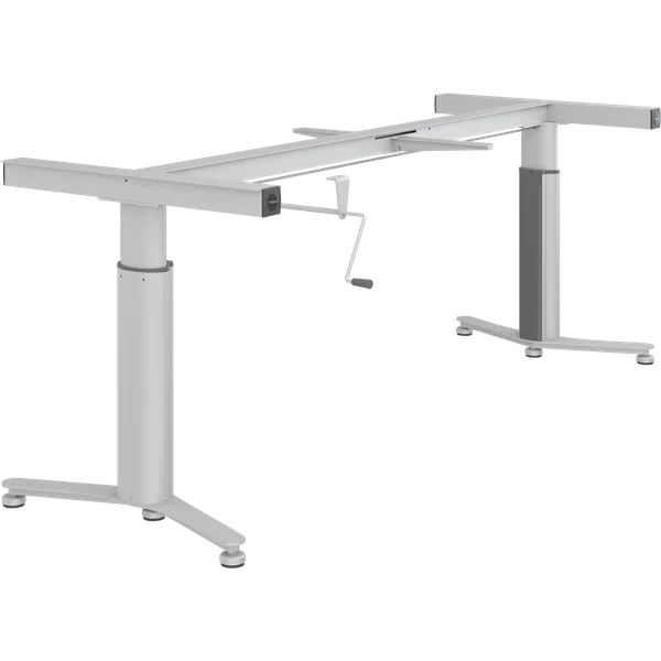 Løfteenhet til frittstående bord, manuell høyderegulering, 2401-3000 mm