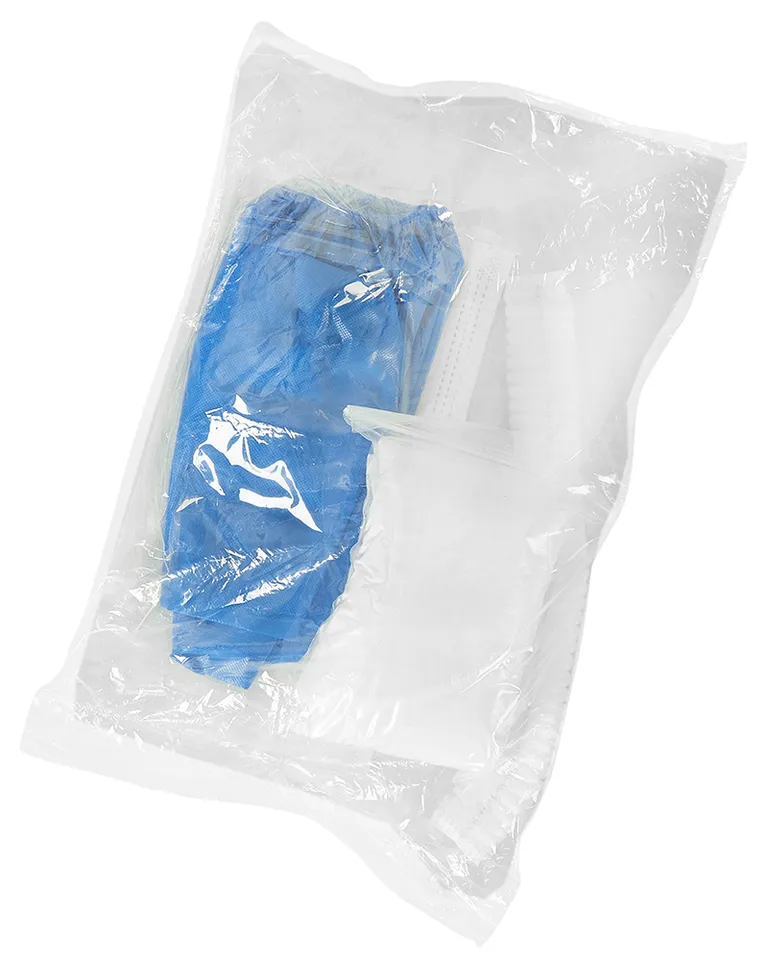 Engangs besøkssett PE, 100sett i krt