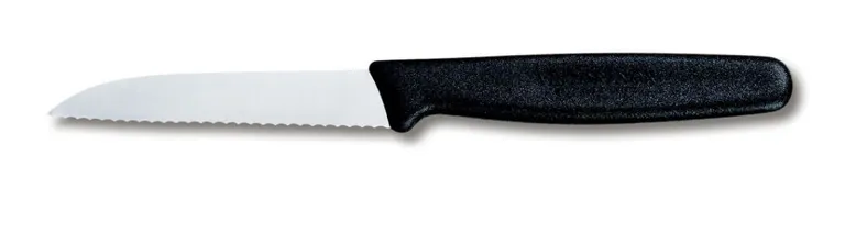 Victorinox snittekniv 8cm tagget blad sort