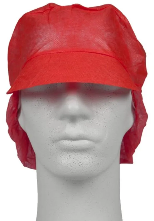 Snoodcap lue RØD XL