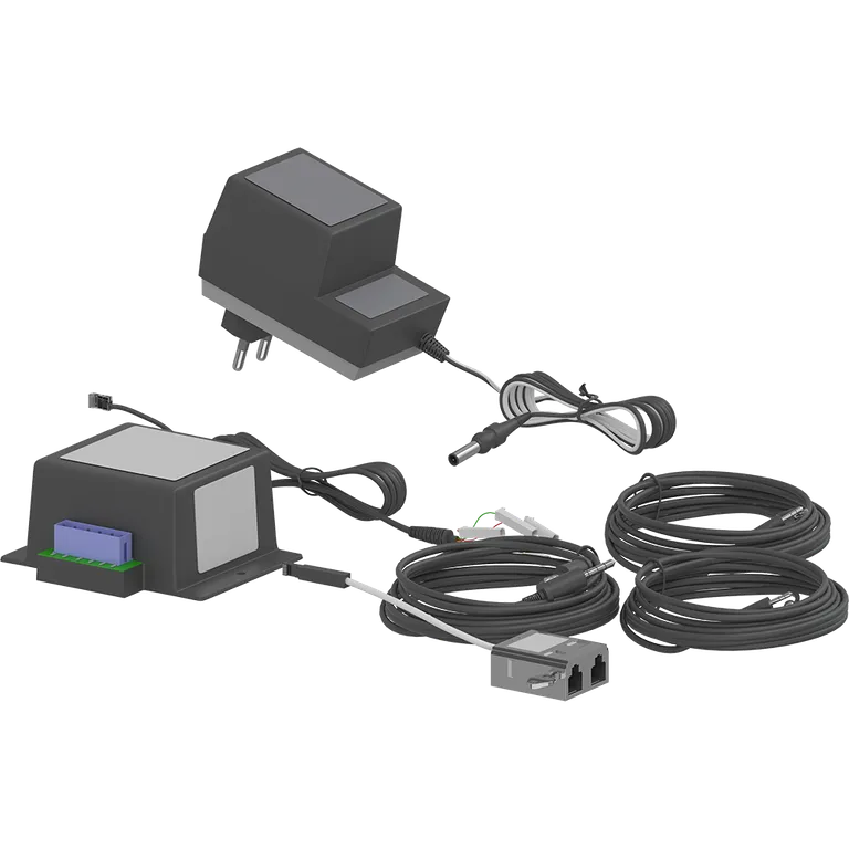 Koblingssett til samkjøring av sikkerhetssystemer, til 1 løfteenhet benkeplate og 2 løfteenheter overskap