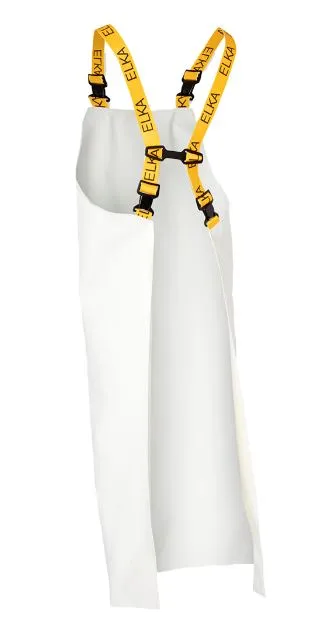 ELKA forklè PVC 600g Hvit Medium