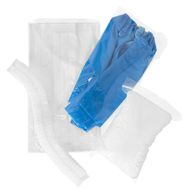 Engangs besøkssett PE, 100sett i krt