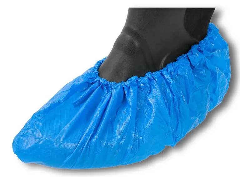 Skoovertrekk 40my blå CPE, 43cm