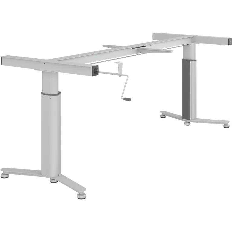Løfteenhet til frittstående bord, manuell høyderegulering, 2401-3000 mm