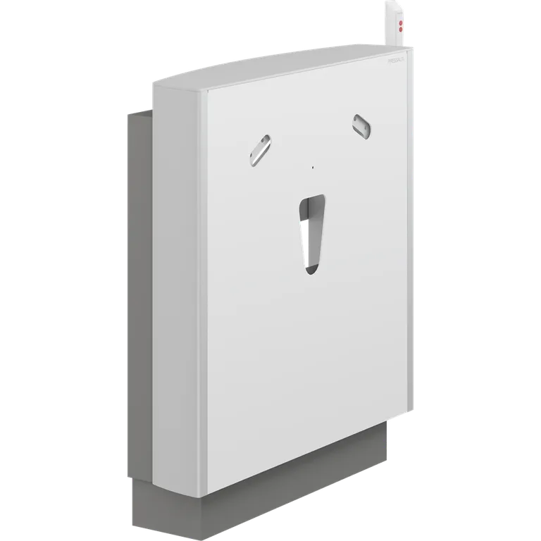 SELECT servantheis, hvit, elektrisk høyderegulering med håndkontroll, uten klemsikring